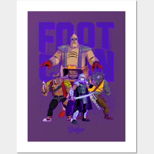 Foot Clan bad guys Posters and Art